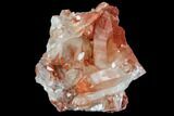 Natural, Red Quartz Crystal Cluster - Morocco #101027-1